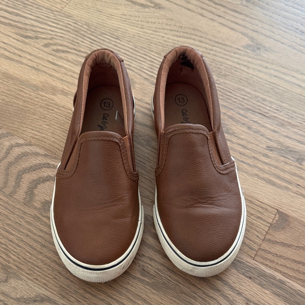 Cat & Jack Brown Slip-On Sneakers